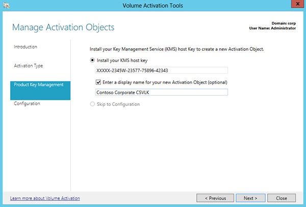 Active Directory Based Activation